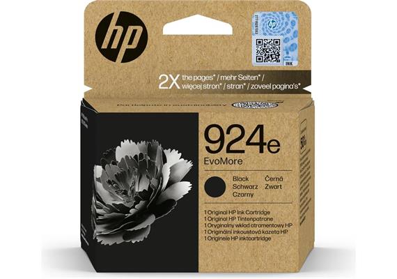 HP Original-Patrone Nr. 924e EvoMore, black