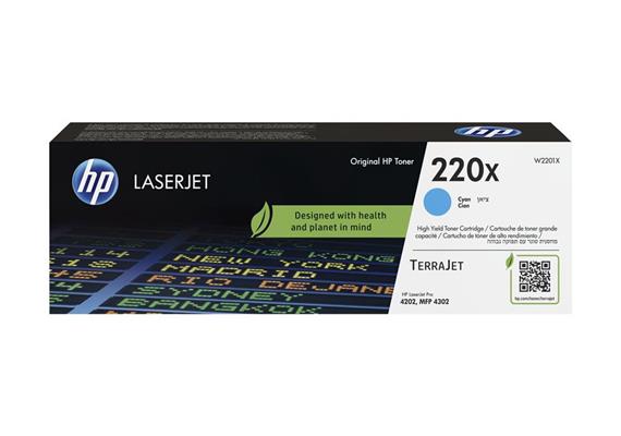 HP Original-Toner 220X cyan