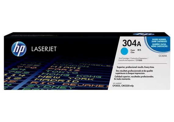 HP Original-Toner CC531A cyan