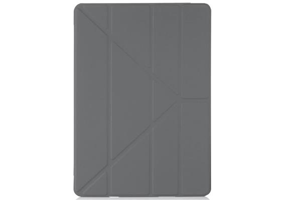 Pipetto Origami Case TPU, iPad 10,2" (2021), Dunkelgrau