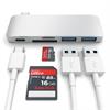 Satechi USB-C Combo Hub mit Ladefunktionalität- Silber MB 12"