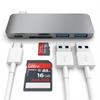 Satechi USB-C Combo Hub mit Ladefunktionalität- Space-Gray MB 12"
