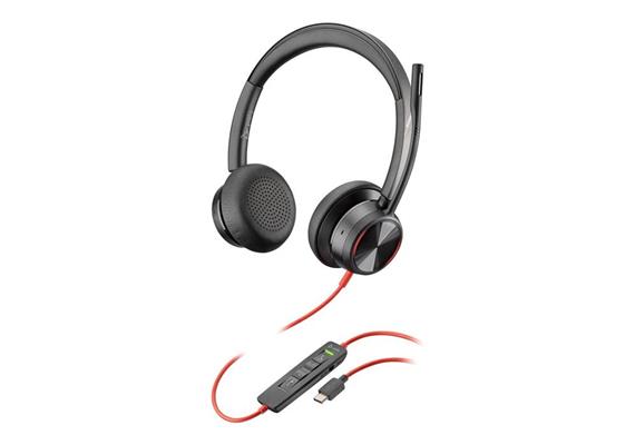 HP Poly Headset Blackwire 8225, USB-A/C