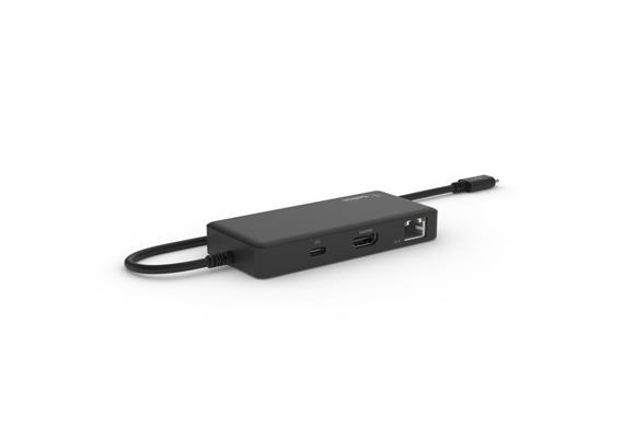 BELKIN 100 W USB 3.1 Typ-C Multiport Hub 5in1 Dock, Silbergrau