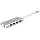 LMP USB-C mini Dock HDMI&USB3.0&LAN&MicroSD Silver