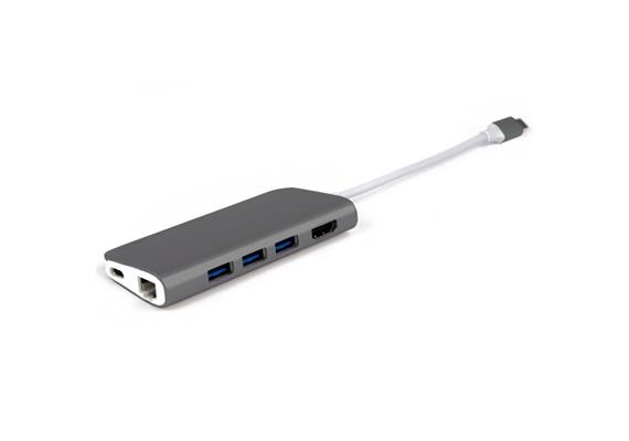 LMP USB-C mini Dock Space grau