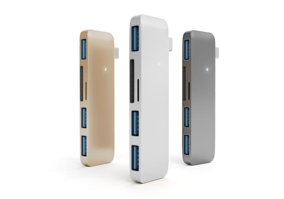 Satechi USB-C Combo Hub -Silber MBP 2016