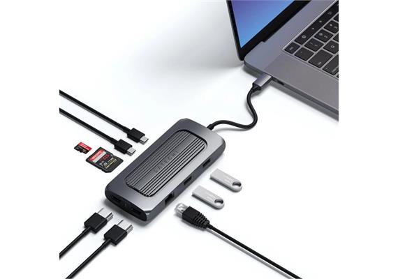 Satechi USB-C Multiport Hub MX mit 10 Ports