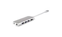 LMP USB-C mini Dock HDMI&USB3.0&LAN&MicroSD Silver