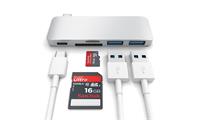 Satechi USB-C Combo Hub mit Ladefunktionalität- Silber MB 12"